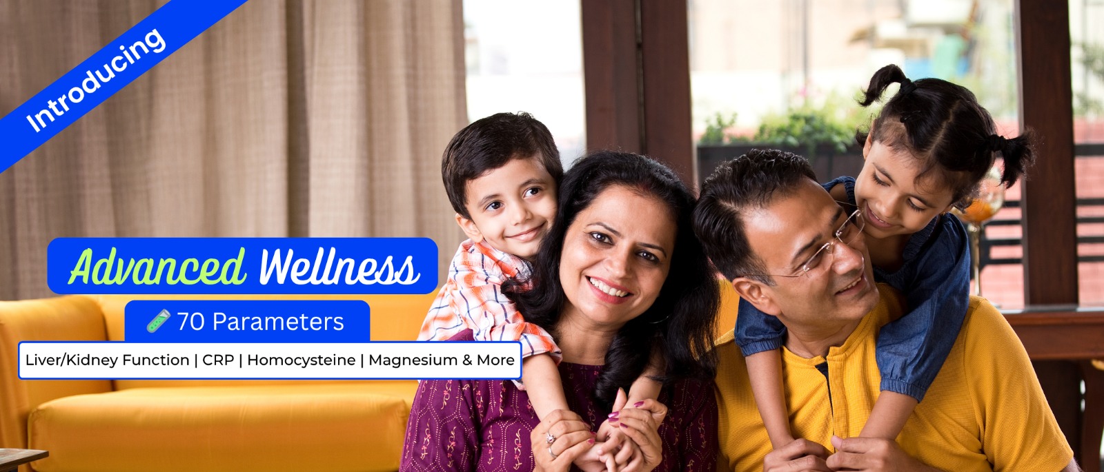 Advanced Wellness Package by Seralis Lab offers Liver Function Test, Kidney Function Test, CRP, Homocysteine, Magnesium and More